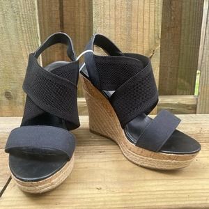Charles David banded Espadrille/Cork Wedge. NWOB. Size 8.5M